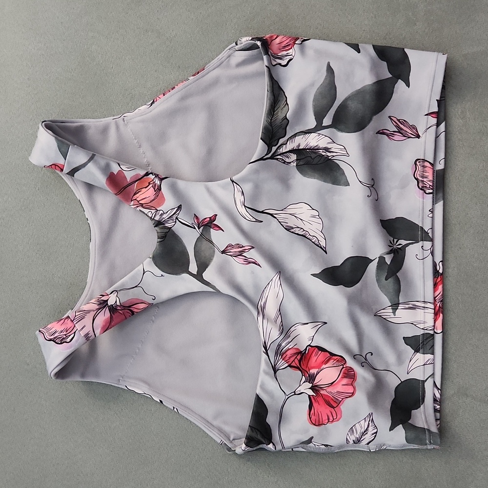 Athleta Conscious Crop Printed Small A-C Iris Floral - Picture 2 of 5